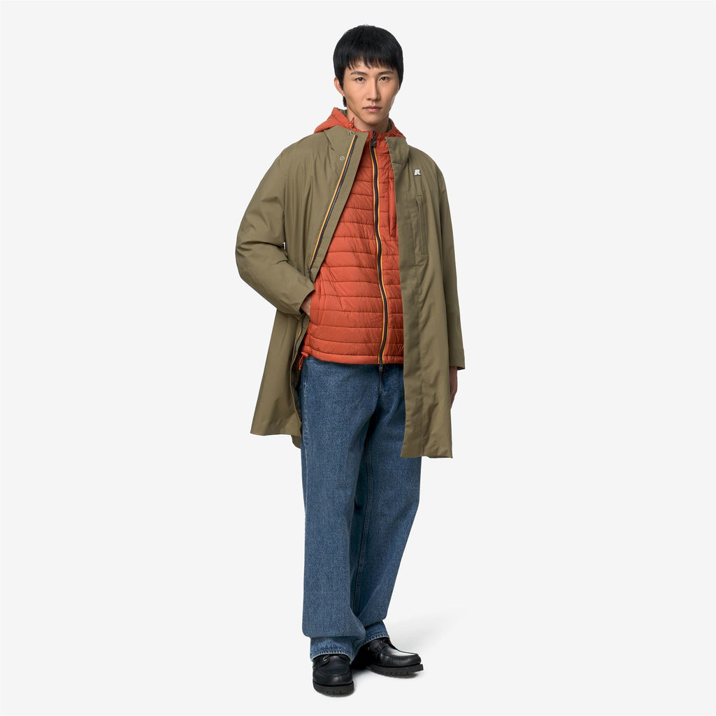 Jackets_Man_DUKE 3IN1_3/4 Length_Green Army - Orange Brownish - Commercial 7