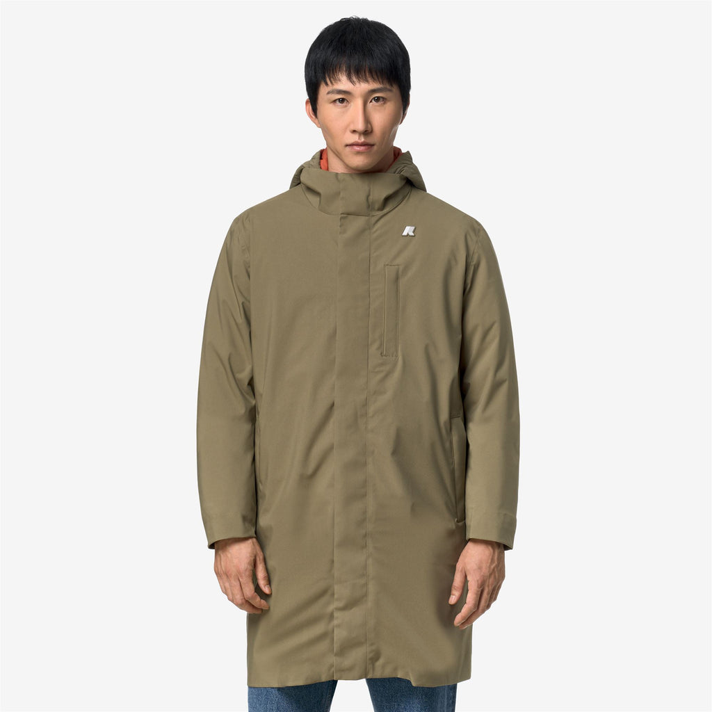 Jackets_Man_DUKE 3IN1_3/4 Length_Green Army - Orange Brownish - Commercial 4