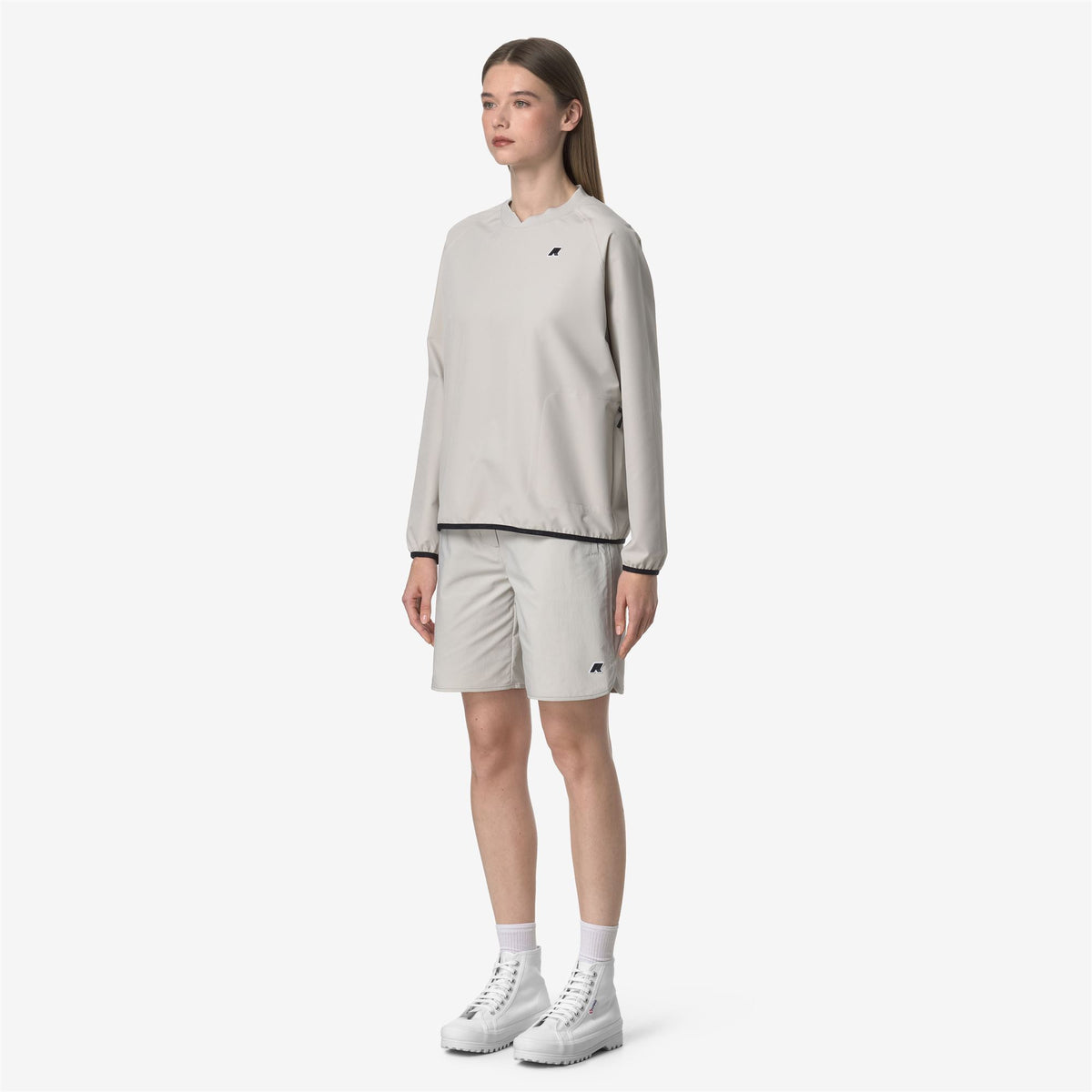 Shorts_WOMAN_HIKY_Sport Shorts_BEIGE LT - Commercial 5