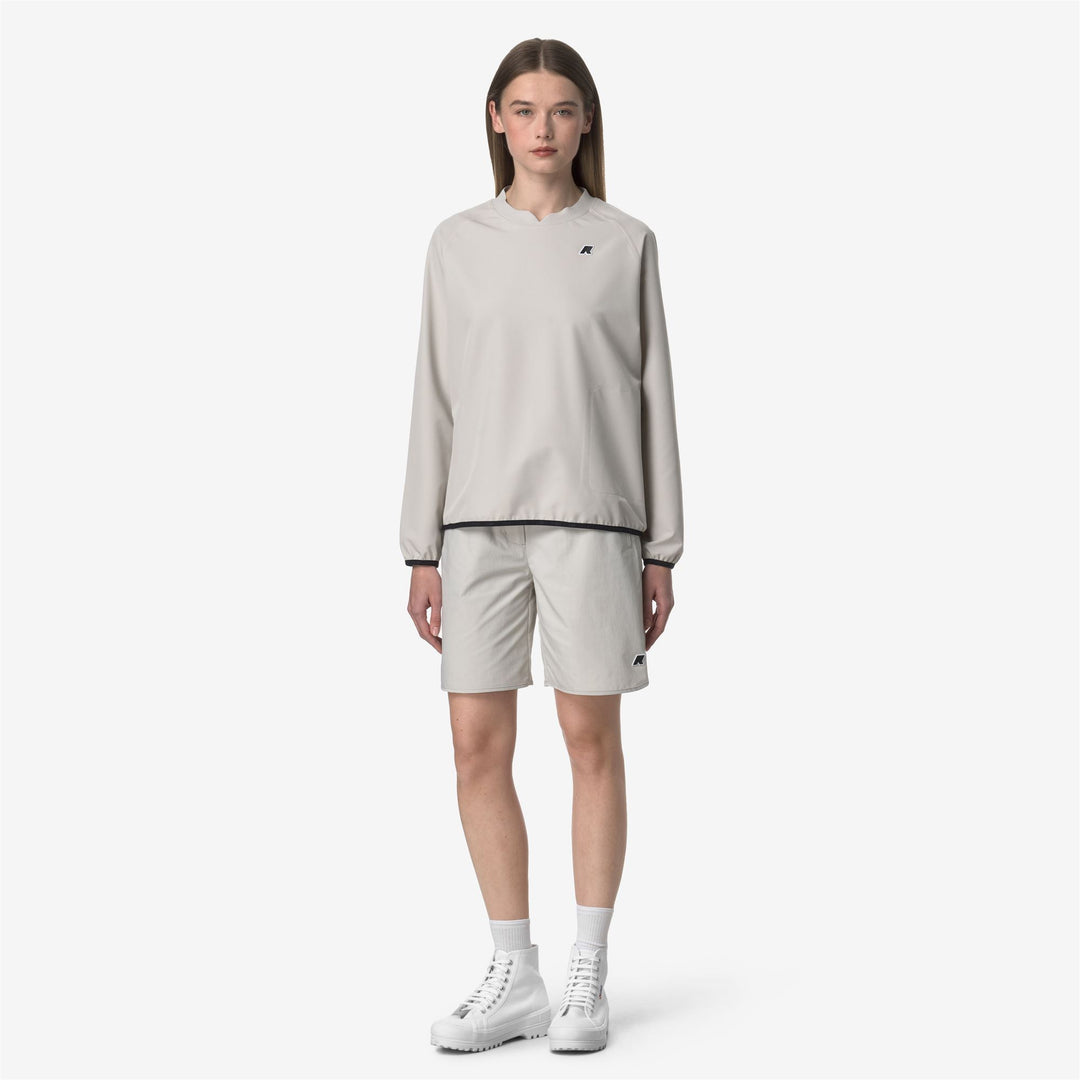 Beige Women's Sport Hiking Shorts with Pockets 01