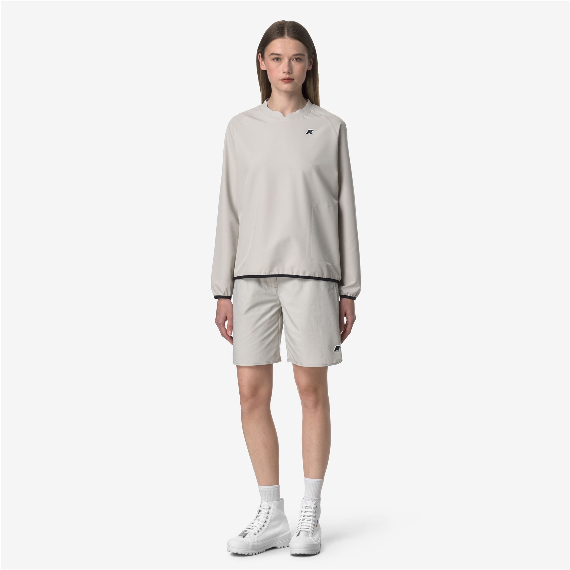 Shorts_WOMAN_HIKY_Sport Shorts_BEIGE LT - Commercial 4