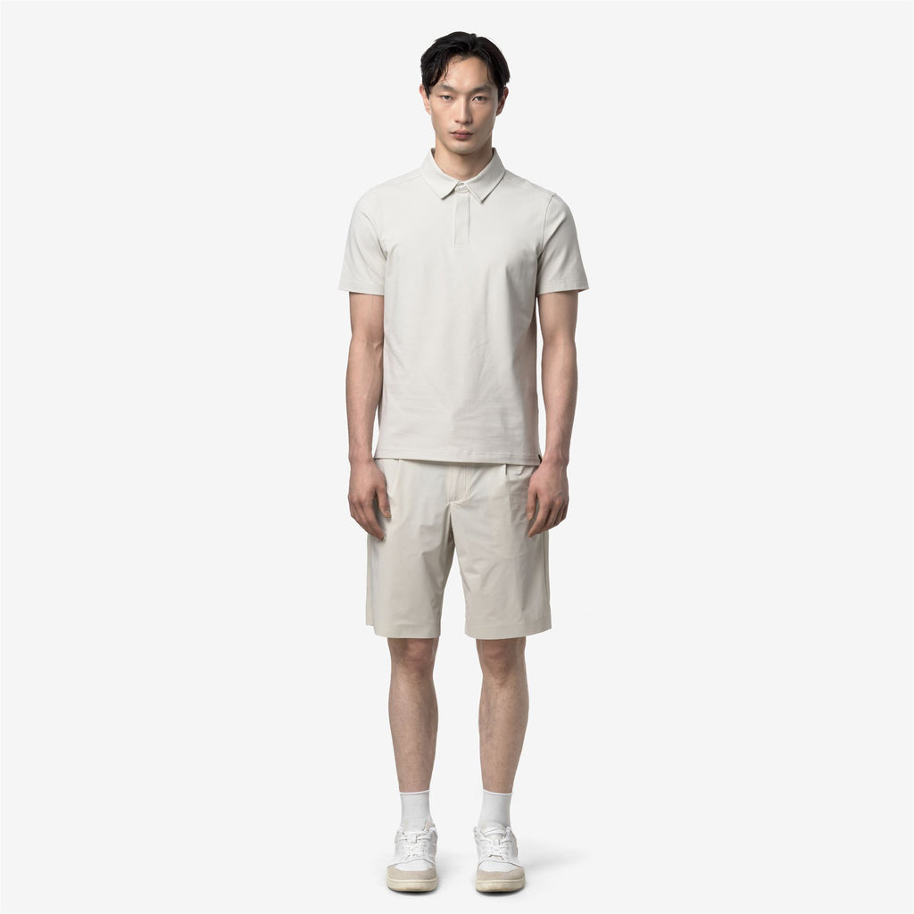 Polo Shirts_MAN_VINCELLE ICE COTTON_Polo_BEIGE LT - Commercial 4