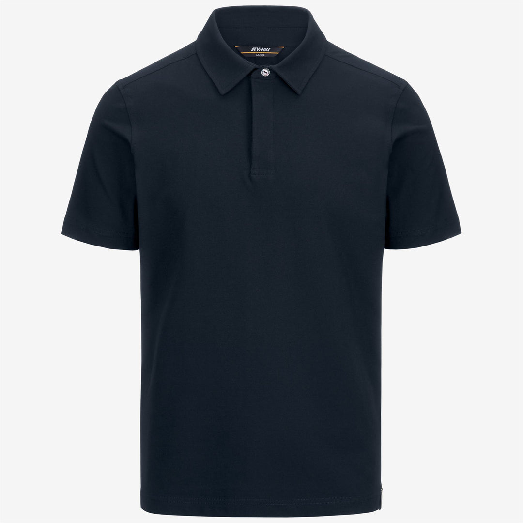 Blue Men's Slim Fit Cotton Polo Shirt main