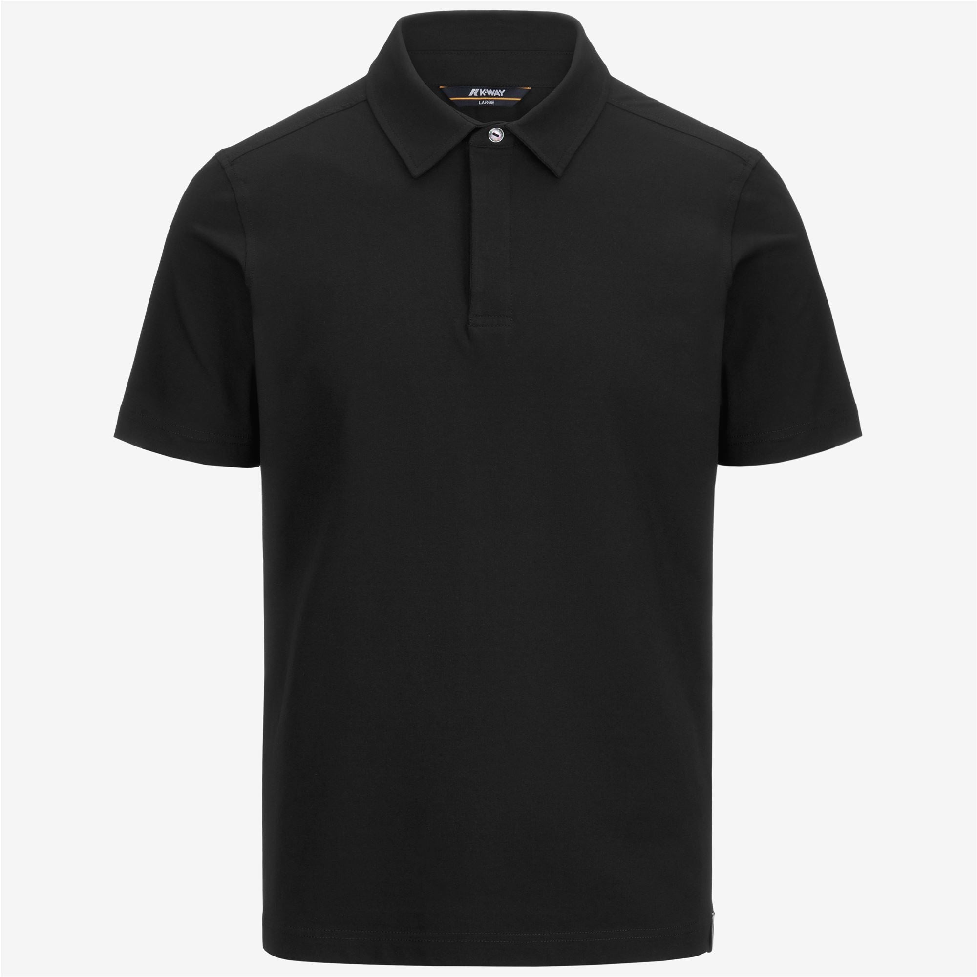 Polo Shirts_MAN_VINCELLE ICE COTTON_Polo_Black Pure - Commercial 1