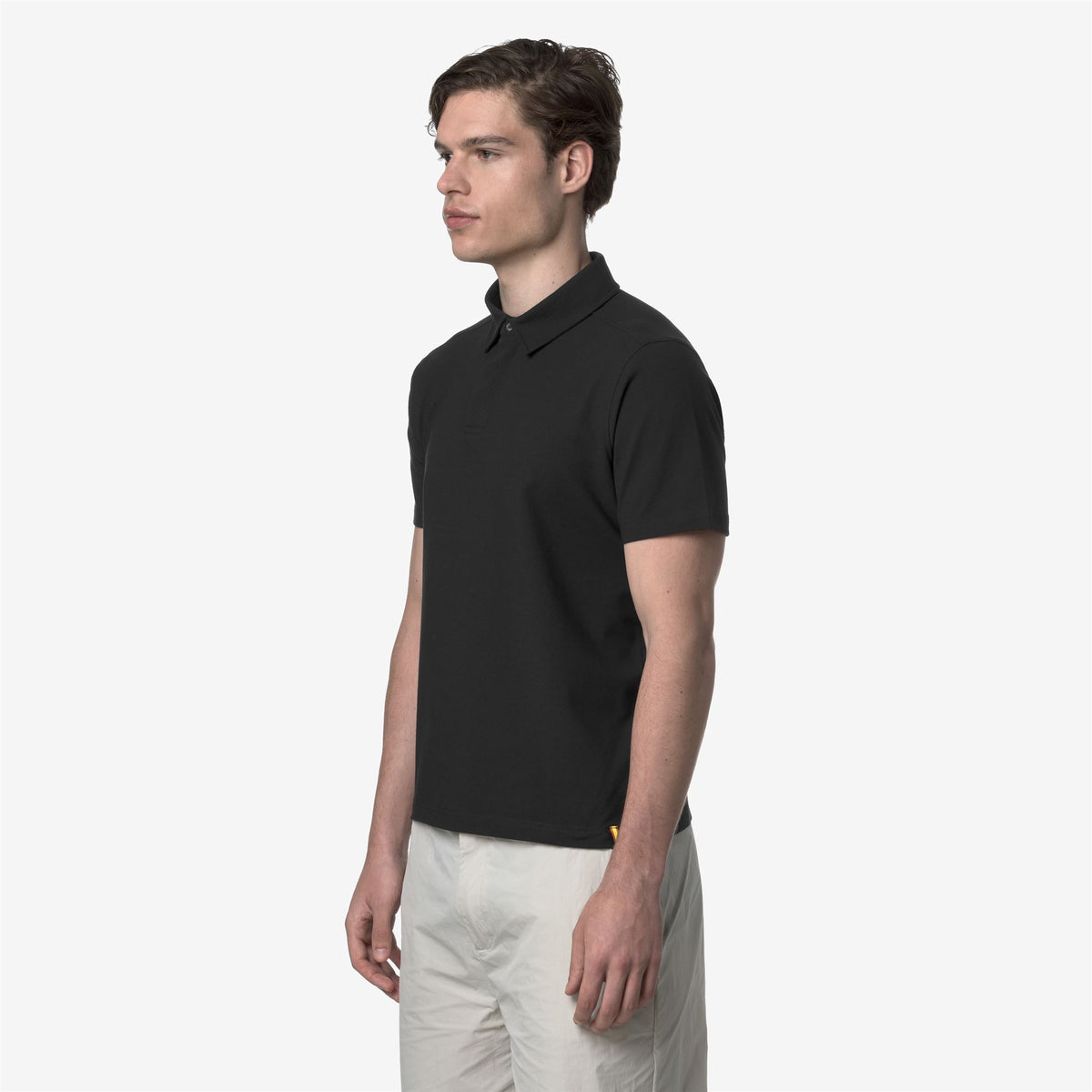 Polo Shirts_MAN_VINCELLE ICE COTTON_Polo_Black Pure - Commercial 5