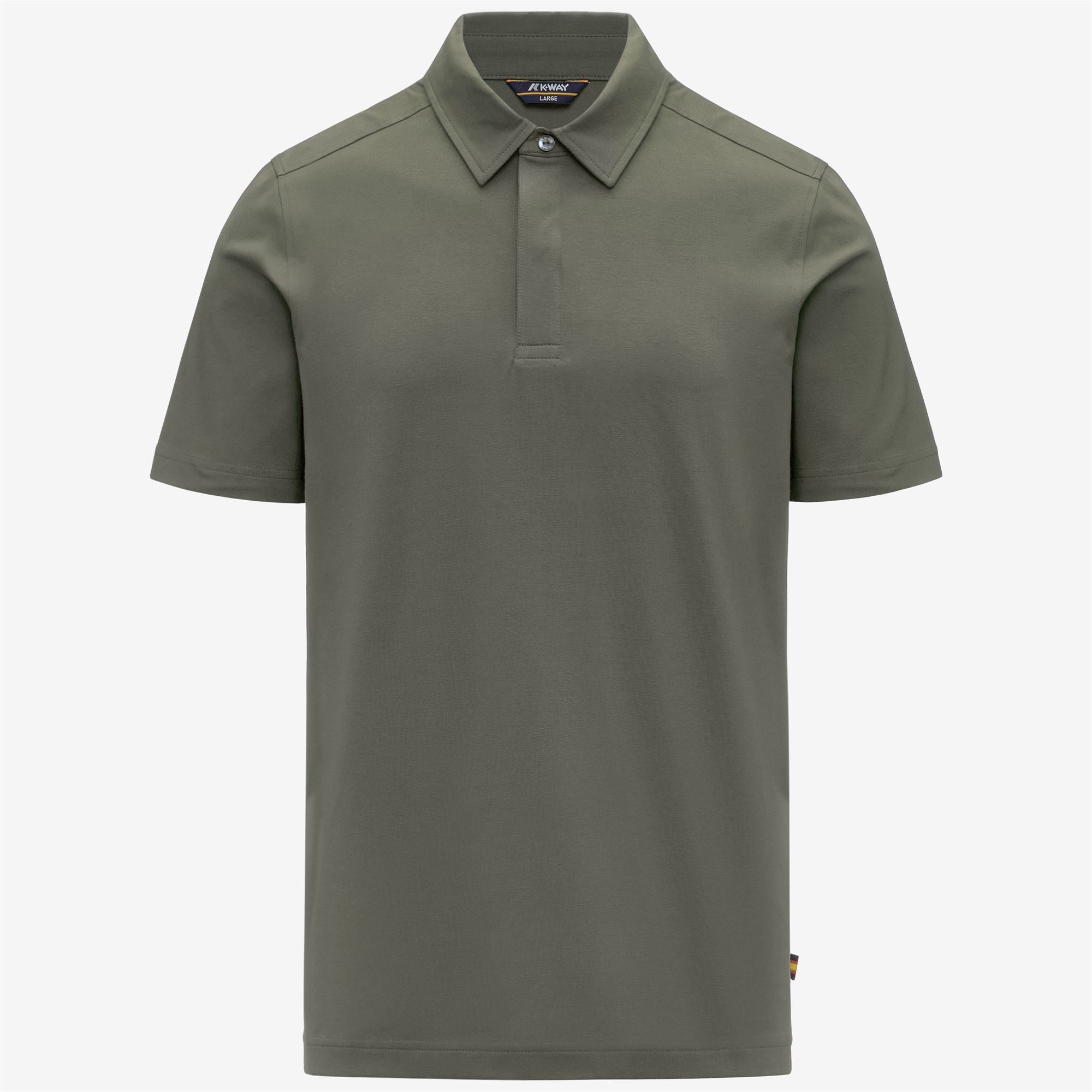 Polo Shirts_MAN_VINCELLE ICE COTTON_Polo_Green Lichen - Commercial 1