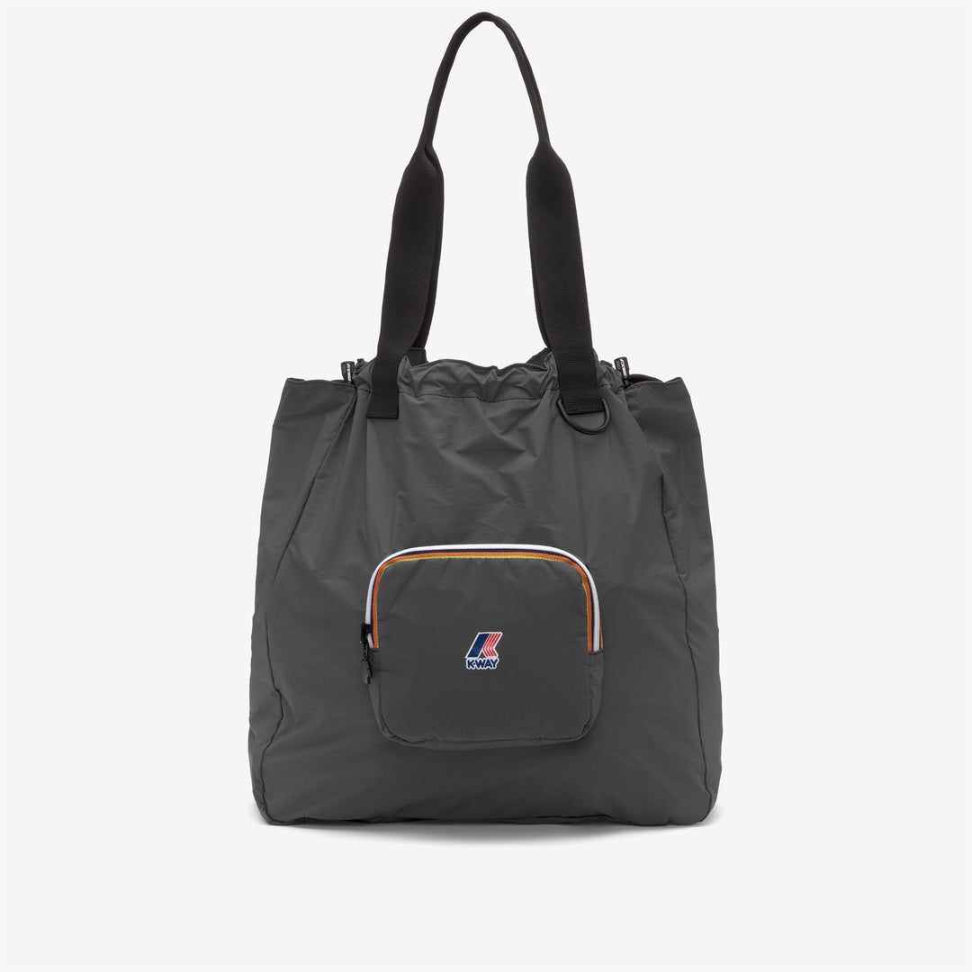 Grey Unisex Waterproof Packable Shopping Bag 01