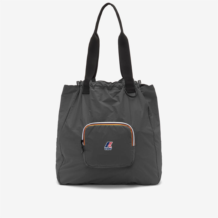 Grey Unisex Waterproof Packable Shopping Bag 1