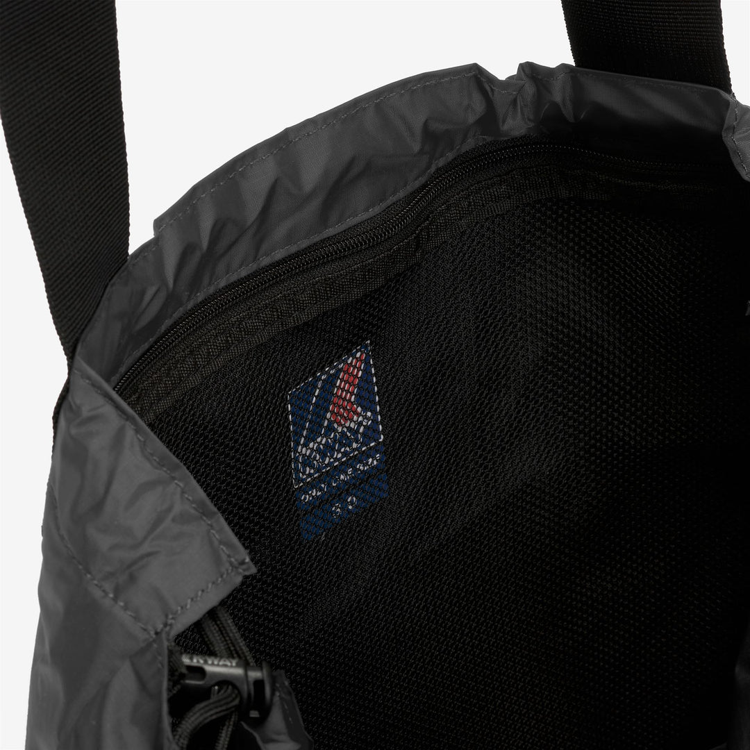 Grey Unisex Waterproof Packable Shopping Bag main