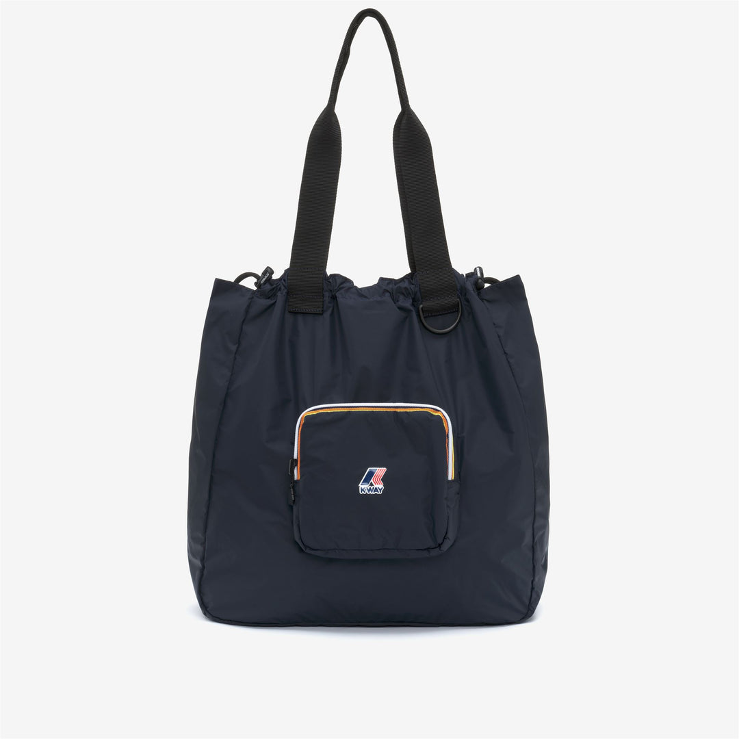 Blue Unisex Packable Shopping Bag with Adjustable Closure 01
