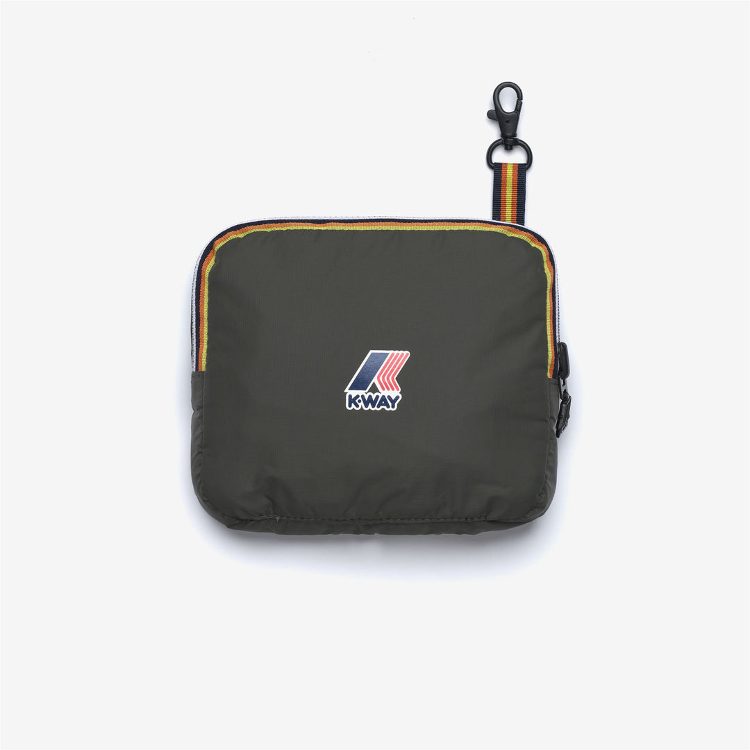 Borsa per la spesa unisex impermeabile e ripiegabile, verde nerastra main