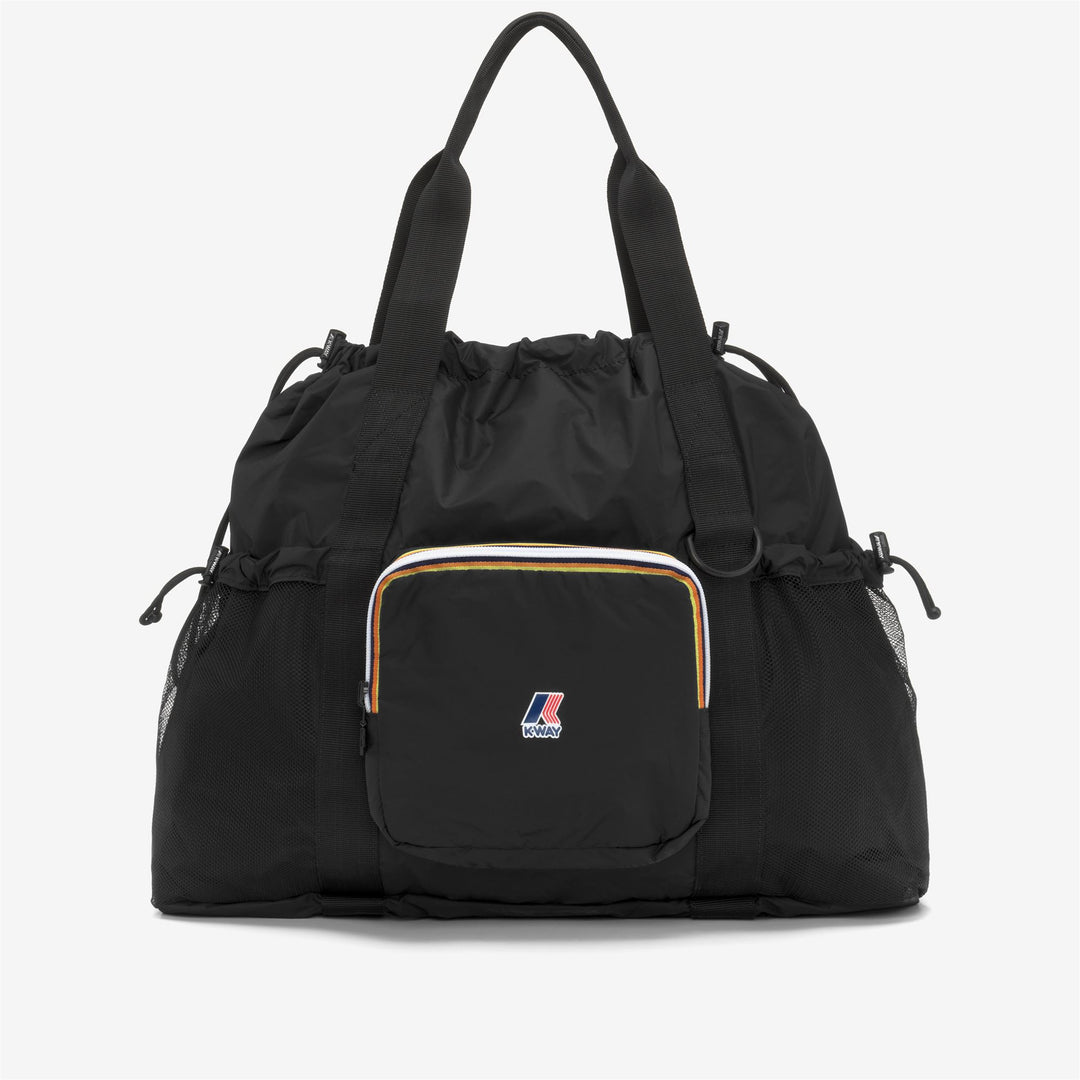 Black Unisex Waterproof Tote Bag with Adjustable Closure 01