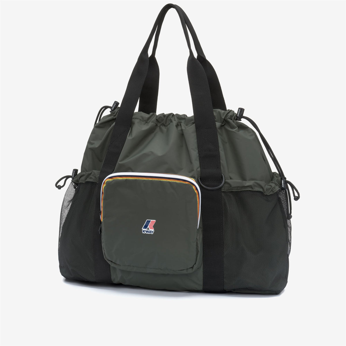 Bags_UNISEX_LE VRAI 4.0 JEANETTE_Tote Bag_GREEN BLACKISH - Commercial 2