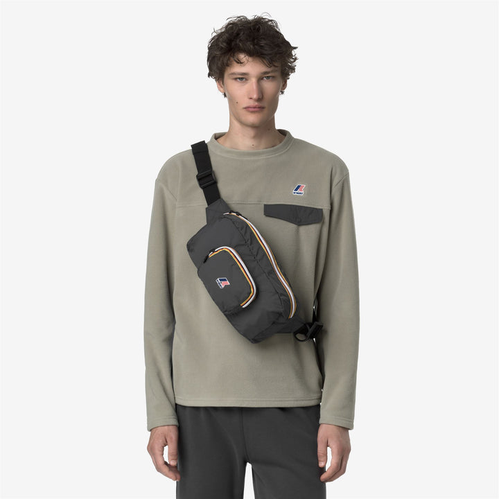 Grey unisex packable waist bag with waterproof features 4