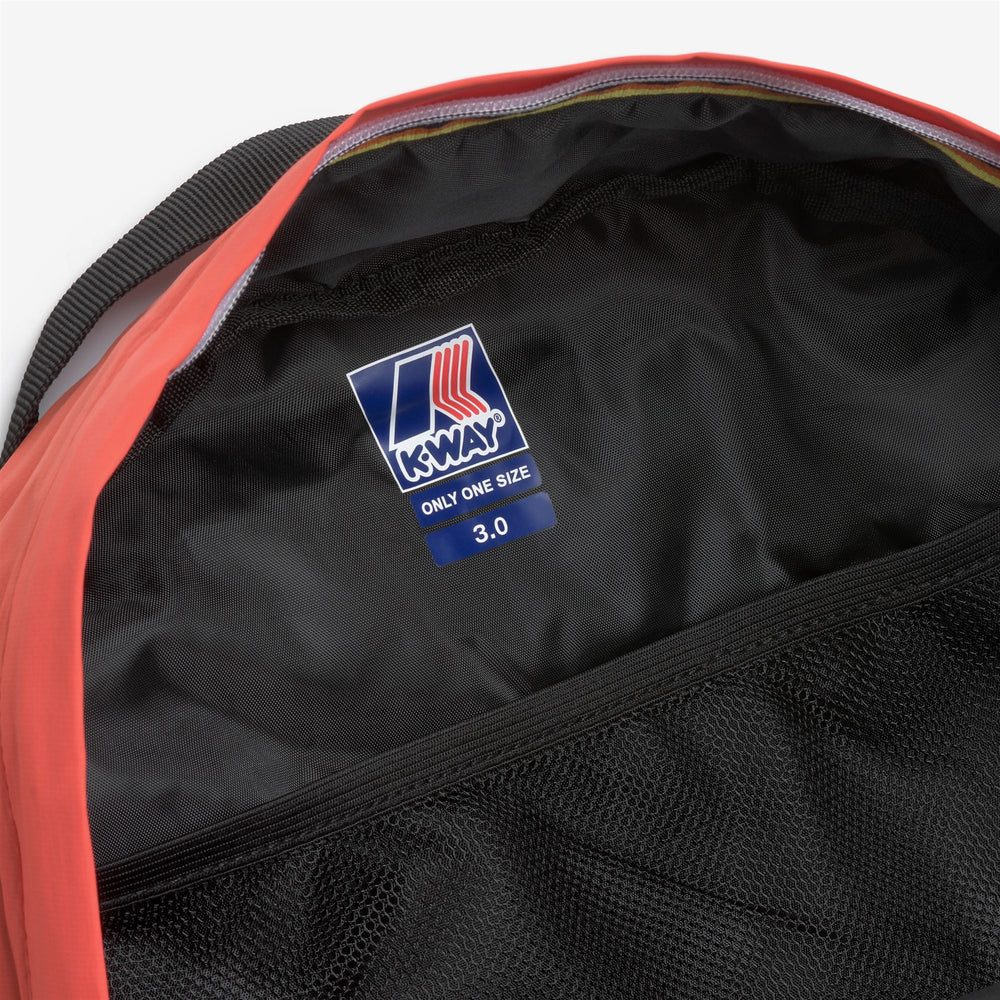 Orange Unisex Waterproof Packable Backpack with Multiple Pockets 02