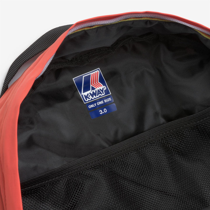 Zaino unisex arancione impermeabile ripiegabile con tasche multiple 3