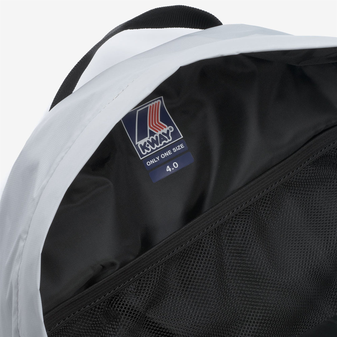 Zaino unisex grigio, ripiegabile e impermeabile, con spallacci regolabili main