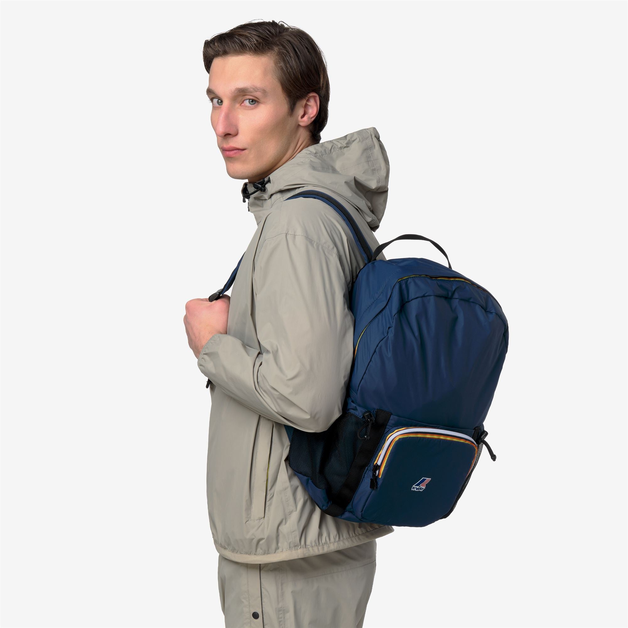 Bags_UNISEX_LE VRAI 4.0 MICHEL_Backpack_Blue Insignia - Commercial 5