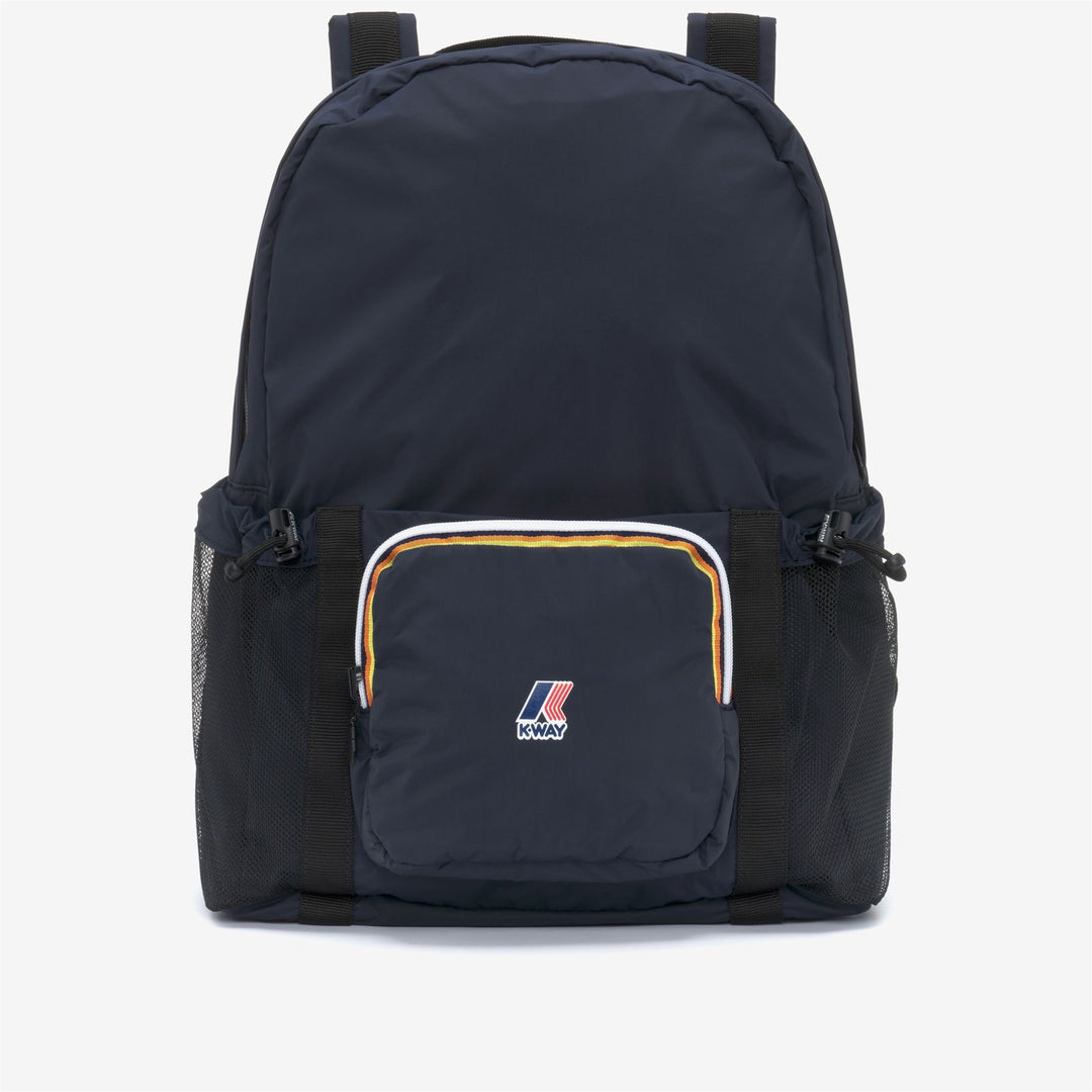 Zaino impermeabile ripiegabile unisex blu con spallacci regolabili 01