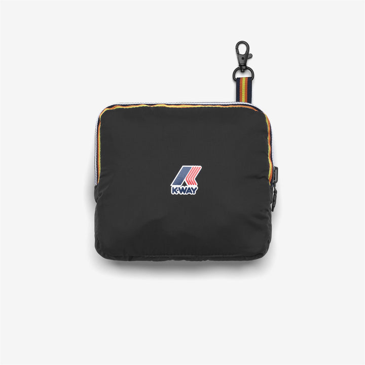 Zaino unisex nero impermeabile e ripiegabile con spallacci regolabili 4