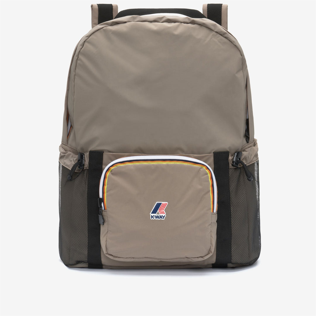 Zaino beige unisex impermeabile con spallacci regolabili 01