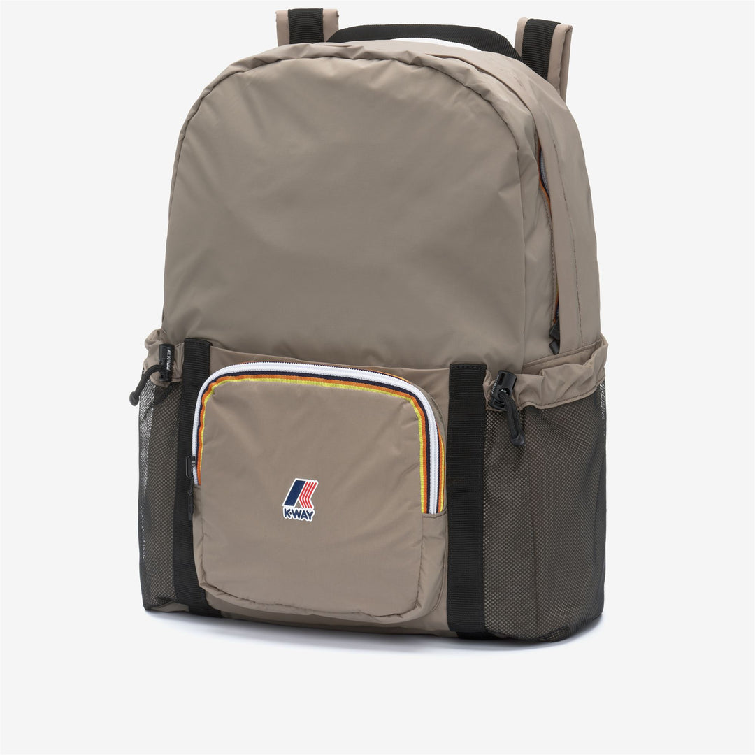 Zaino beige unisex impermeabile con spallacci regolabili main