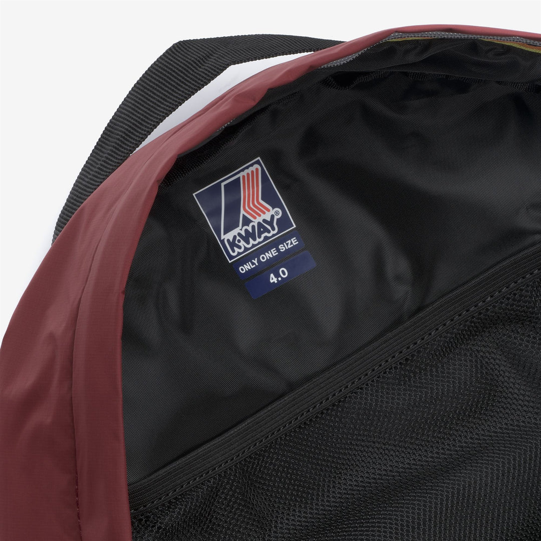 Red unisex packable waterproof backpack with adjustable straps main