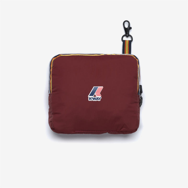 Red unisex packable waterproof backpack with adjustable straps 4