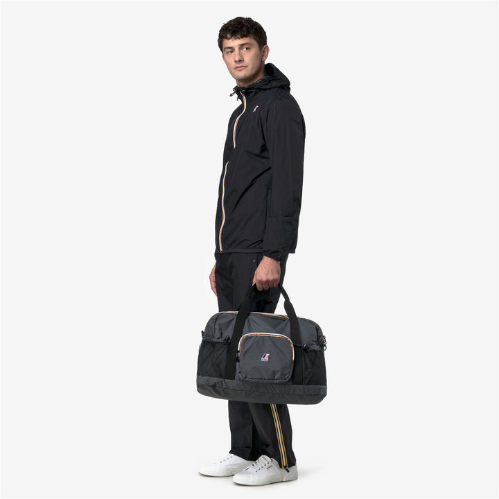 Grey Unisex Waterproof Duffle Bag with Multiple Pockets 6