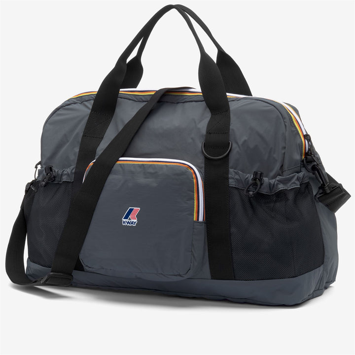 Grey Unisex Waterproof Duffle Bag with Multiple Pockets 2