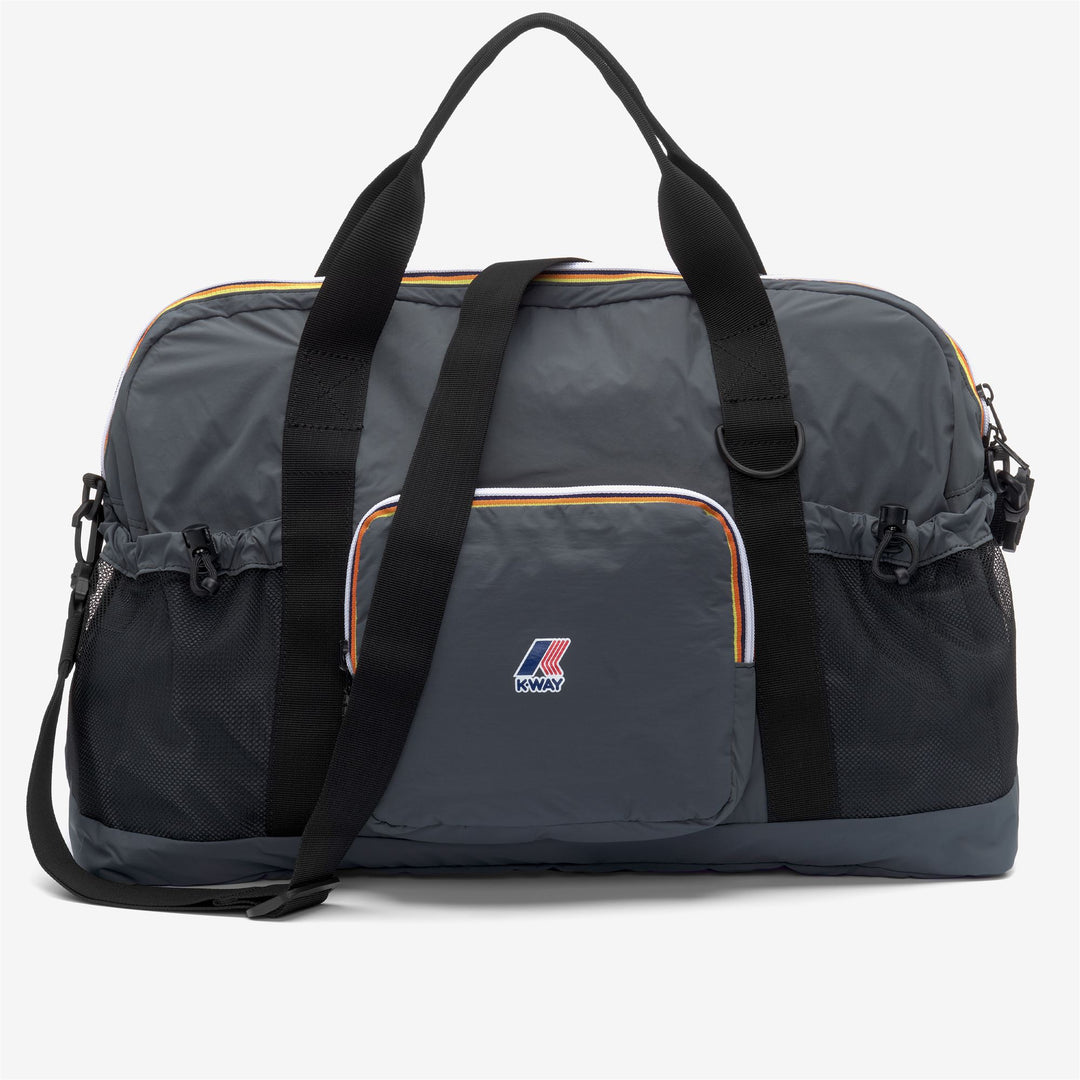 Grey Unisex Waterproof Duffle Bag with Multiple Pockets 01