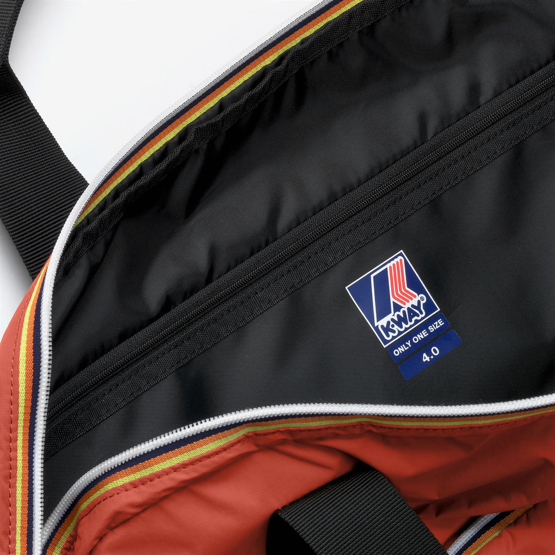 Borsone impermeabile unisex arancione con tasche multiple main