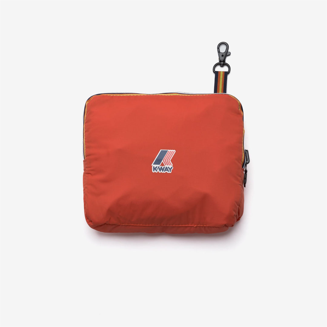 Borsone impermeabile unisex arancione con tasche multiple main