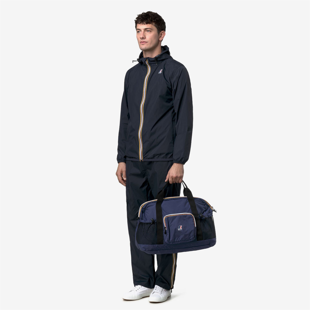 Borsa da viaggio impermeabile e ripiegabile unisex blu cobalto main