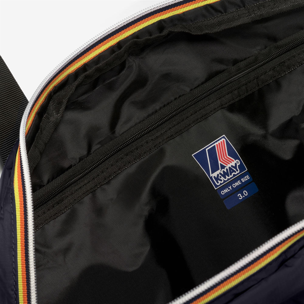 Blue Unisex Packable Duffle Bag with Zipper and Pockets 02