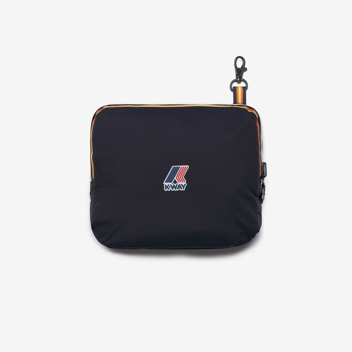 Borsone unisex blu ripiegabile con cerniera e tasche 4