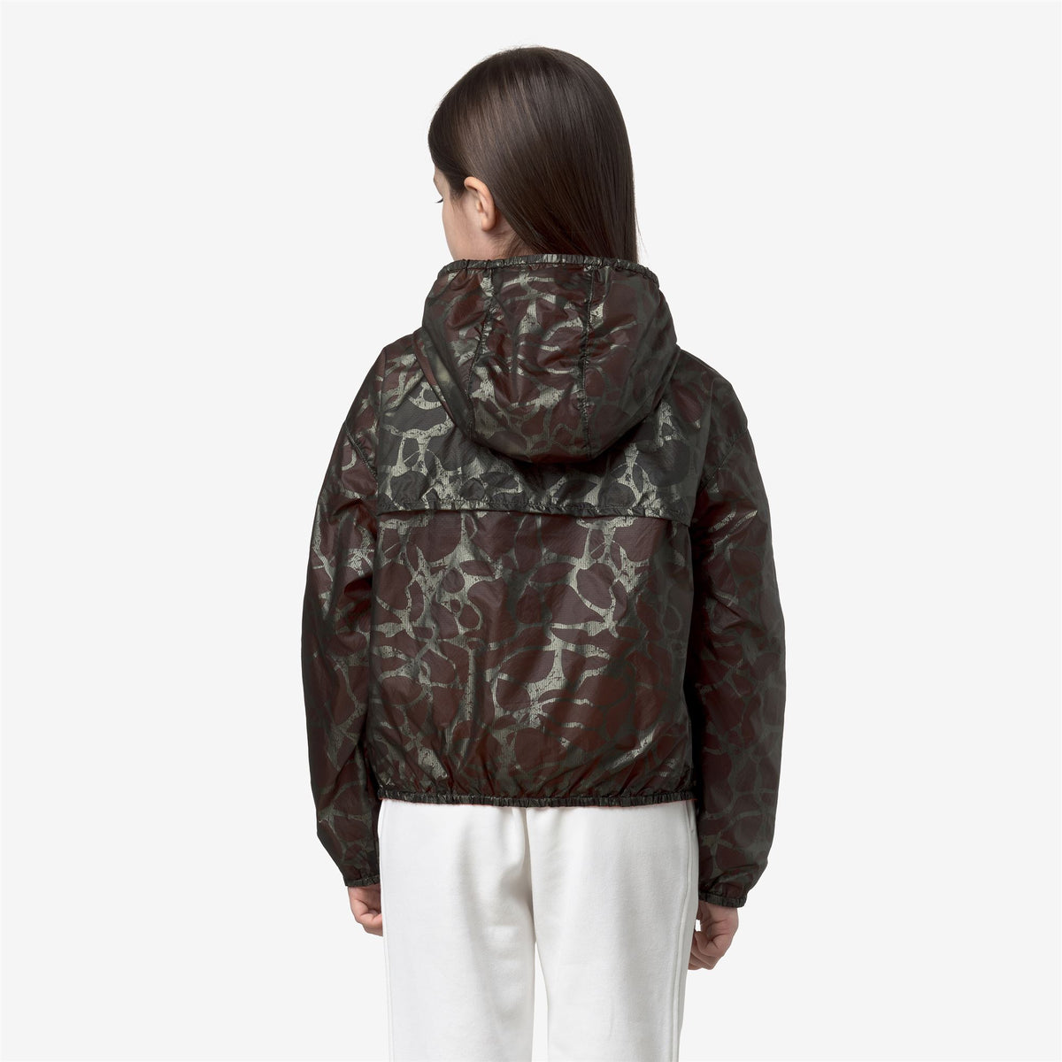 Jackets_Girl_P. LAURETTE SUPER LIGHT LAMI DOUBLE_Short_Green L Laminated - Pink P - Green Lichen - Pink Pamplemousse - Commercial 6