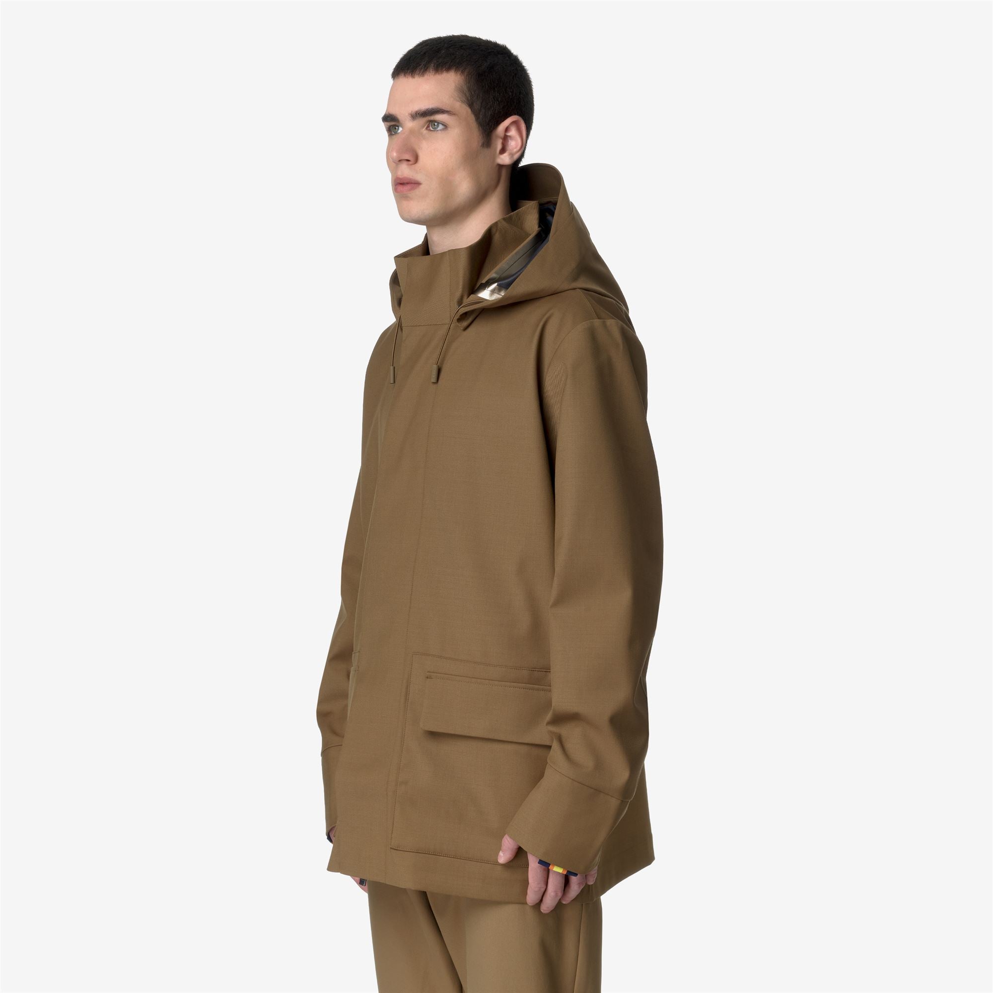 Jackets_MAN_ERHAL TECH WOOL BLEND_Mid_Brown Corda - Blue Depth - Commercial 5