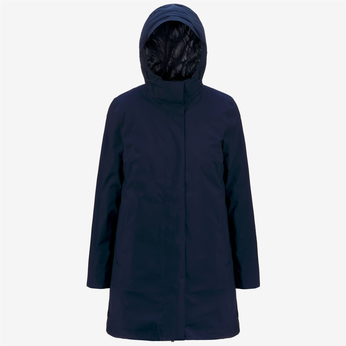 Jackets_WOMAN_MATHIEL BONDED PADDED_3/4 Length_Blue Depth - Blue Depth - Commercial 1