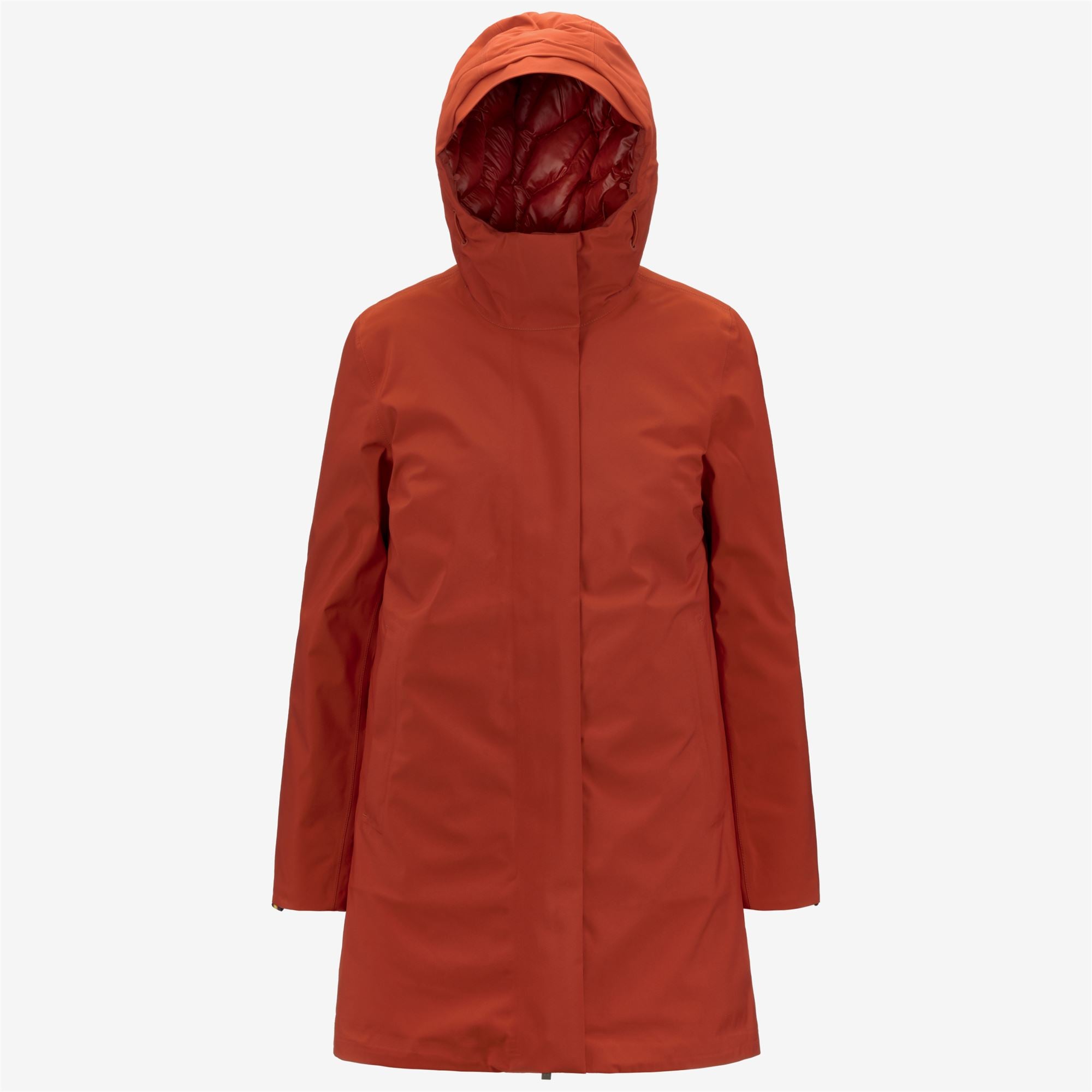 Jackets_WOMAN_MATHIEL BONDED PADDED_3/4 Length_Red Pompeian - Commercial 1