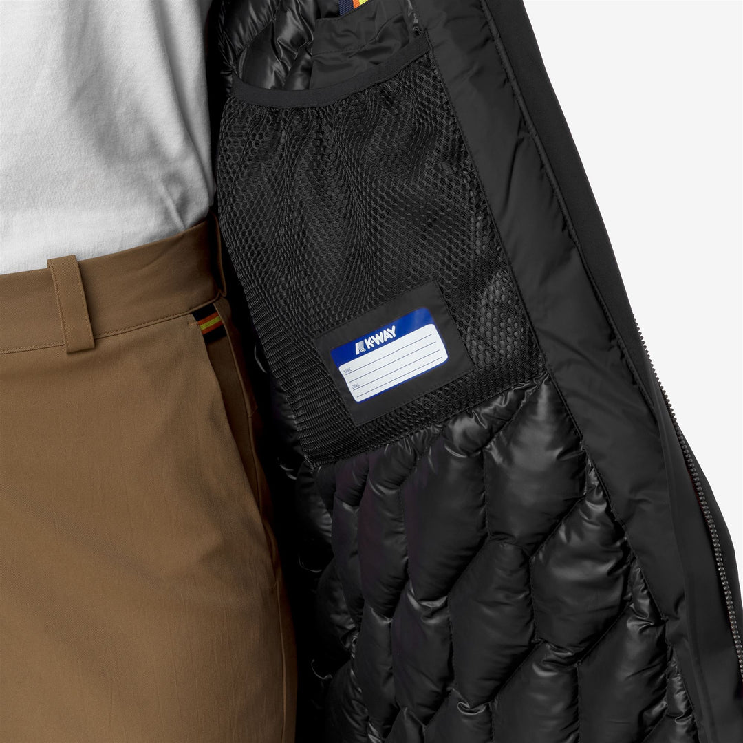 Black Grey Women's Urban 3/4 Length Padded Jacket for Winter main