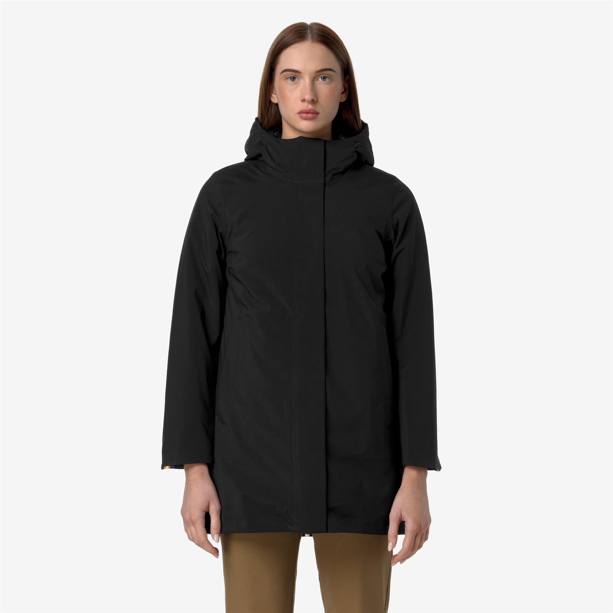 Jackets_WOMAN_MATHIEL BONDED PADDED_3/4 Length_Black Pure - Commercial 4