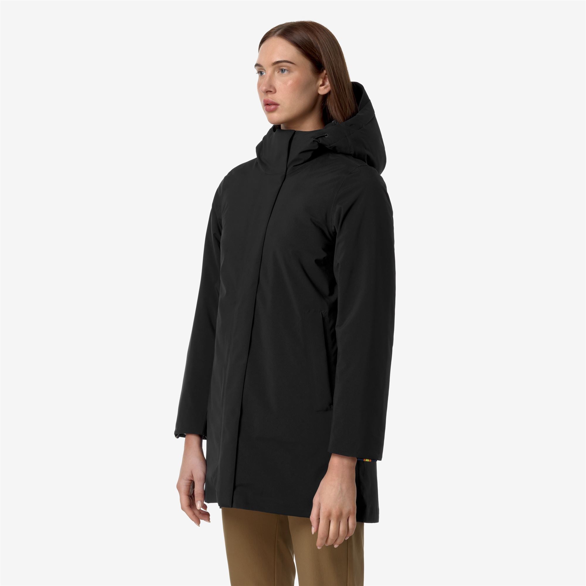 Jackets_WOMAN_MATHIEL BONDED PADDED_3/4 Length_Black Pure - Commercial 5