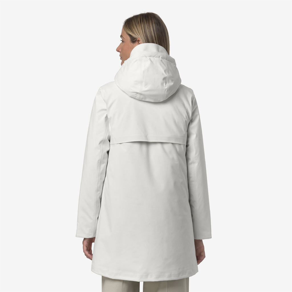 Jackets_WOMAN_MATHIEL BONDED PADDED_3/4 Length_White Gardenia Combo - White Gardenia - Commercial 6