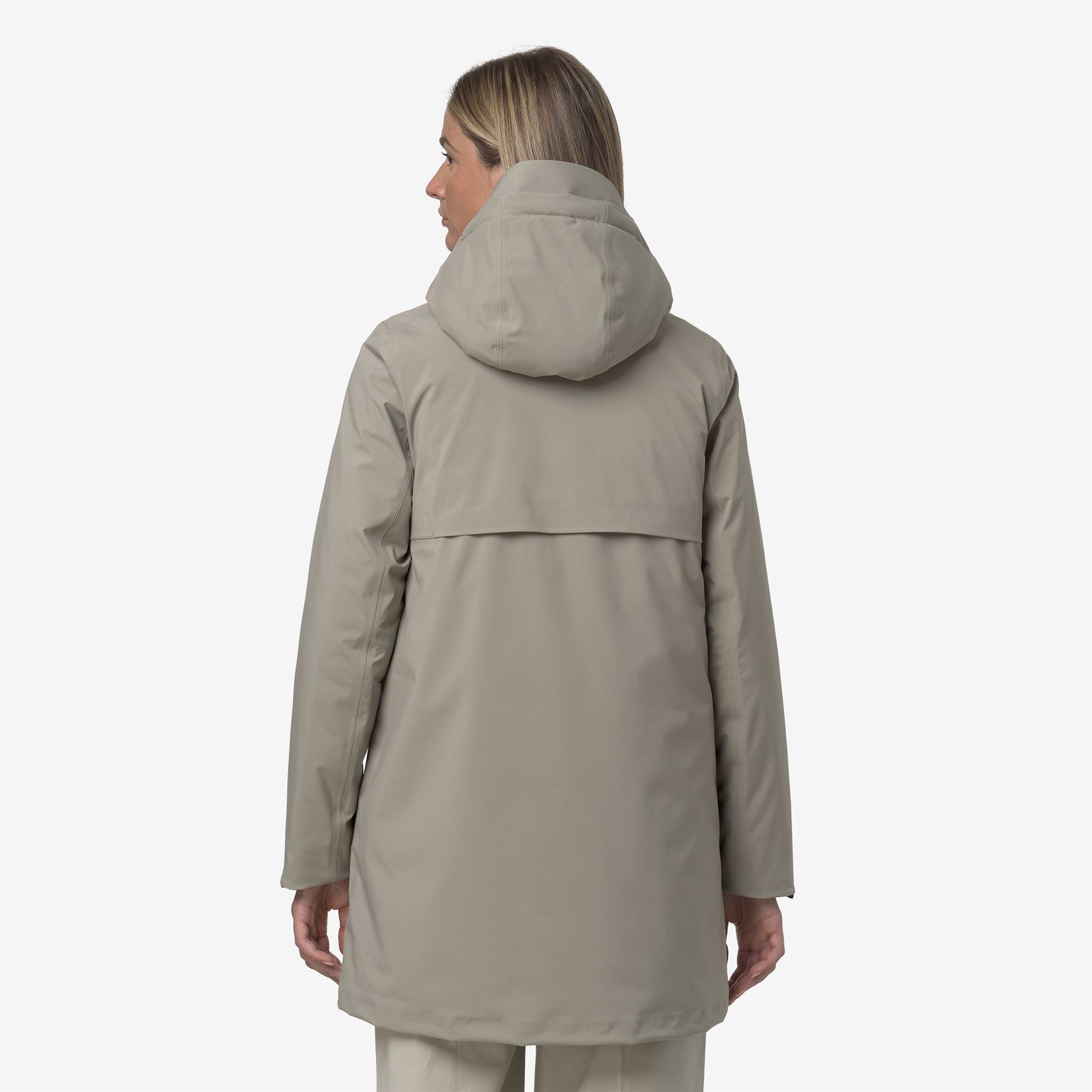 Jackets_WOMAN_MATHIEL BONDED PADDED_3/4 Length_Green Oak-Green Oak - Green Oak - Commercial 6