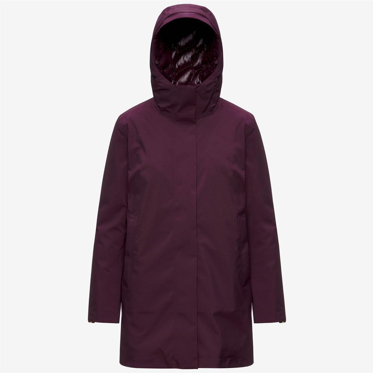 Jackets_Woman_MATHIEL BONDED PADDED_3/4 Length_Violet Mauve Wine - Commercial 1