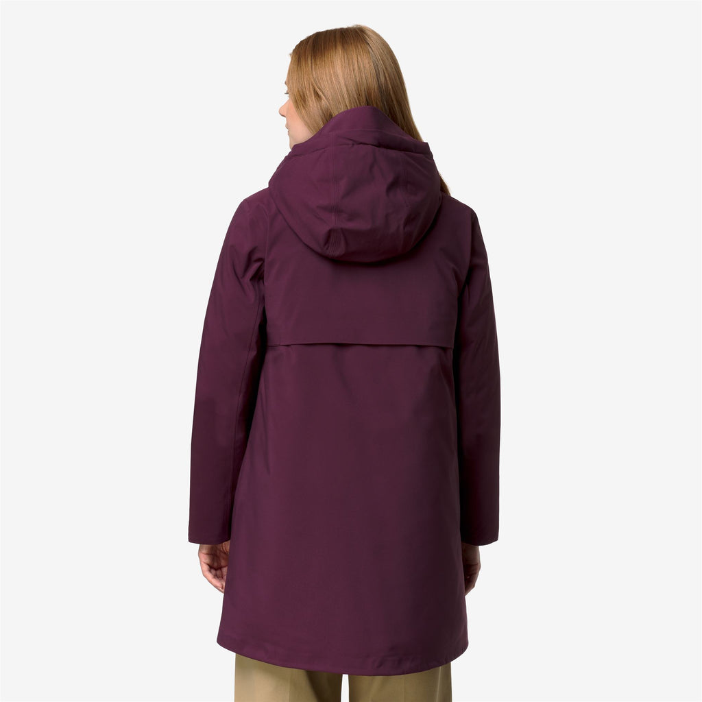 Jackets_Woman_MATHIEL BONDED PADDED_3/4 Length_Violet Mauve Wine - Commercial 6