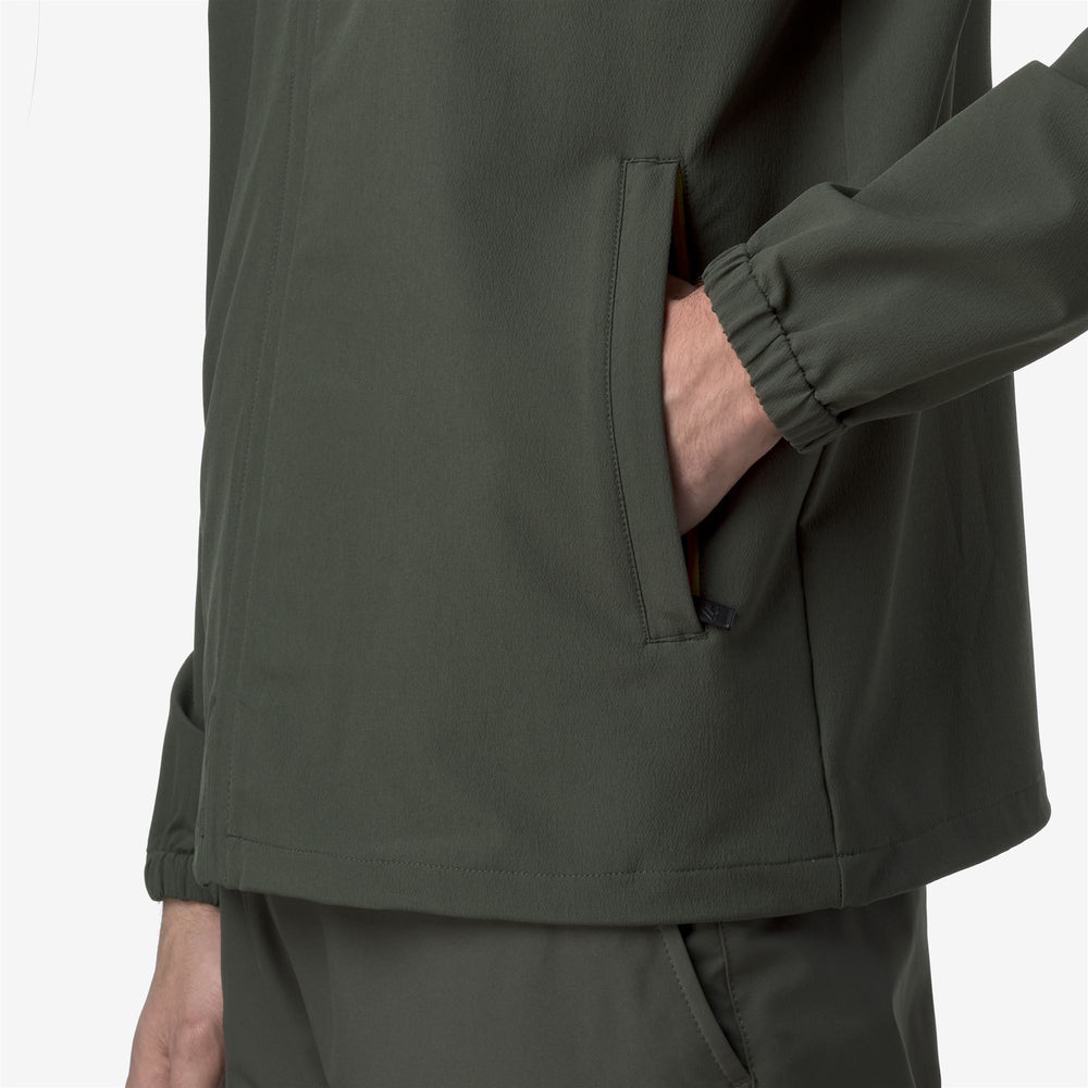 Blackish green Unisex Packable Fleece Jacket for City Wear 02