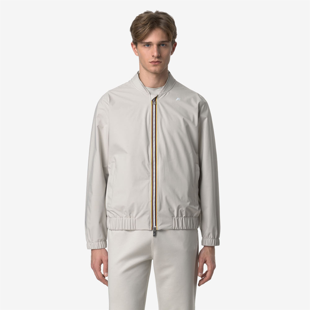 Beige Men's Slim Fit Waterproof Jacket 02