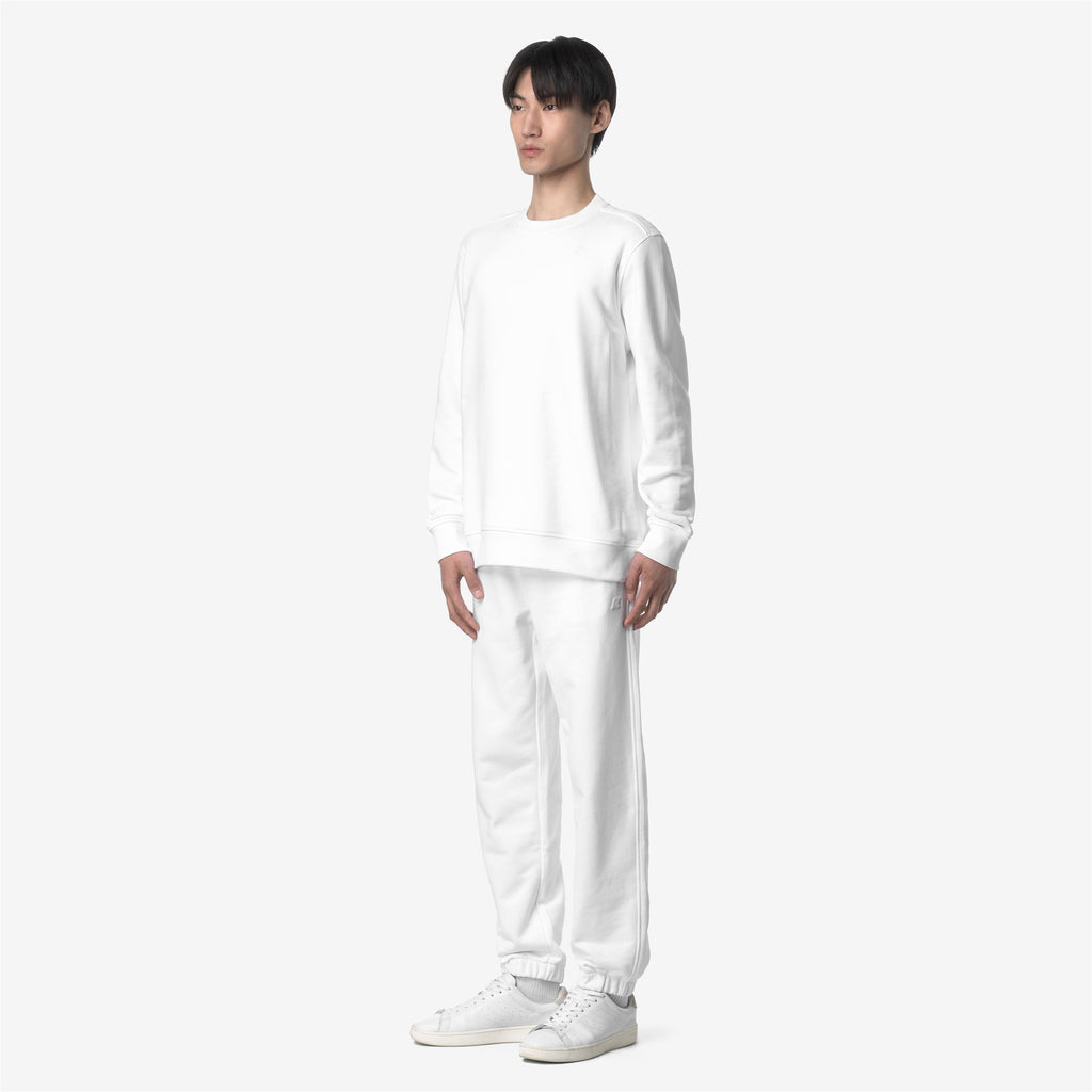 Pants_MAN_MICKYEL FRENCH TERRY_Sport Trousers_White - Commercial 5